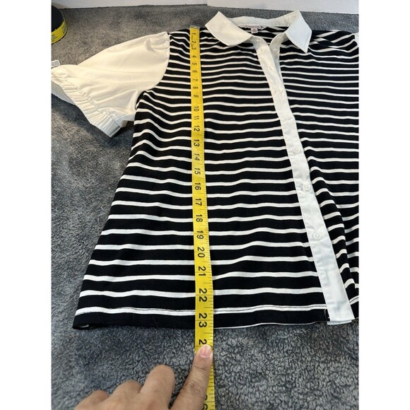 Nanette Nanette Lepore Womens Stripe Top Size XL - Picture 4 of 8